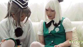 Yuyuko learns how to give a messy facial from Futo
