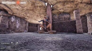 Lara Croft was exploring a cave, but suddenly her cave was explored. part 2