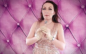 ASMR: Eating Lollipop Candy In Latex Medical Gloves SFW video by Arya Grander