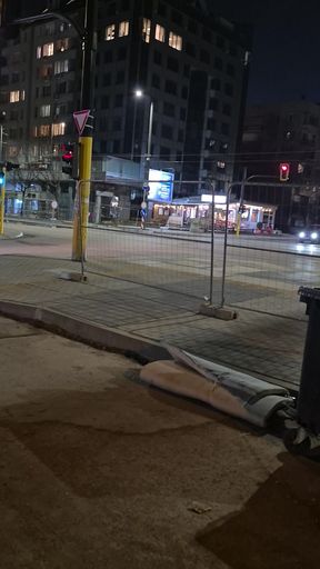 Thick and big Bulgarian cock gets hard in public on the street and squirts cum