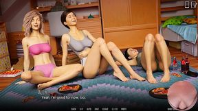 College student gets naughty in 3D anime