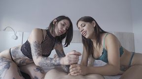 me toco compartir habitacion con mi hermanastra y su amiga- ft blaze rager
