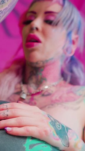 FFM Anal Threesome with Big Cock, Fake Tits and Hot Alternative Pornstars!