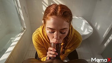 I caught this pregnant nympho masturbating and punished her hard with my huge hard cock [AI]