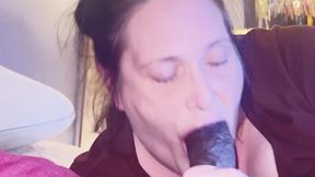 Hot Thick Midget Suck And Slurping On A Bbc