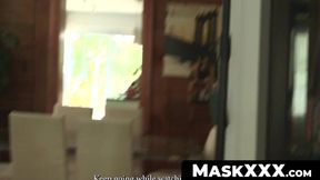 MaskXXX.com - Muscular guy's impressive body and enormous cock jerk off