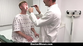 Twink Patient Wants His Favorite Doctor&#039_s Special Treatment Again - Johnny B, Andrew Powers - DoctorBlows