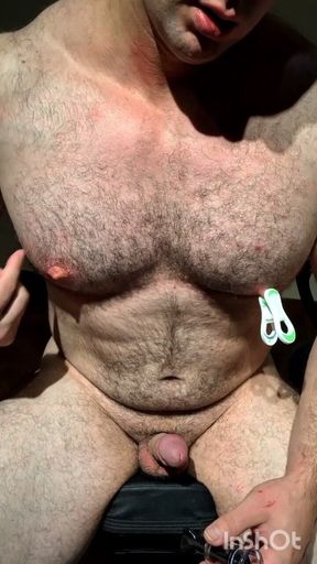 Bodybuilder Daily Nipple Training Routine