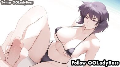 Bikini Boss Job Gets Rough in Ghost in the Shell Hentai