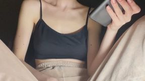 Pussy itching with veiny hands