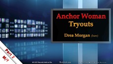 Anchor Woman Tryouts Part 2: Drea Morgan (barefoot) -