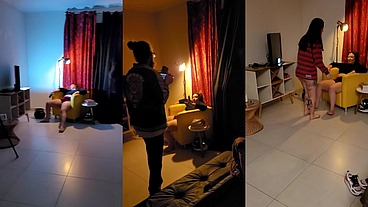 Bastidores da gravação de Halloween com Mila Spook