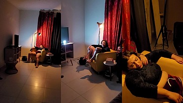 Bastidores da gravação de Halloween com Mila Spook