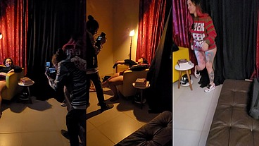 Bastidores da gravação de Halloween com Mila Spook