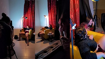 Bastidores da gravação de Halloween com Mila Spook