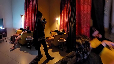 Bastidores da gravação de Halloween com Mila Spook