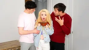 Lola Fae Takes Double Dicks Deep in Wild Stepbrother Anal Threesome – 18+