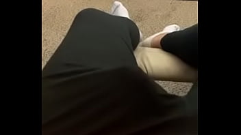 TSCoco2016 Showing Cock In Socks and Legging