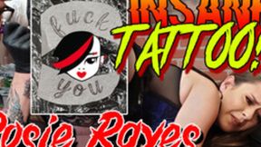 ”Rosie Rayes Gets an Anus Tattoo then takes a cream pie!”
