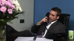 Latex mistress ensures her slaves bond