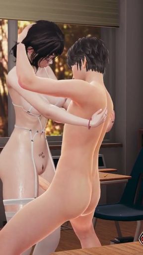 Sexy Wet College Girl Hatano - Experience Thighjob Fetish for Wet Pussy Teasing, Anal POV Sex in Doggystyle Pose   Clip 1