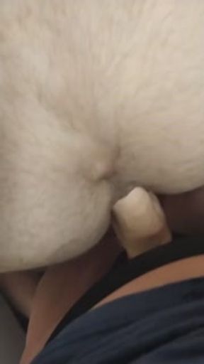 Pegging doggystyle with wife. Part 1 | strapon | with conversations