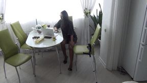 she got the contract c