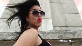 ”Guy pleases horny latin TS”