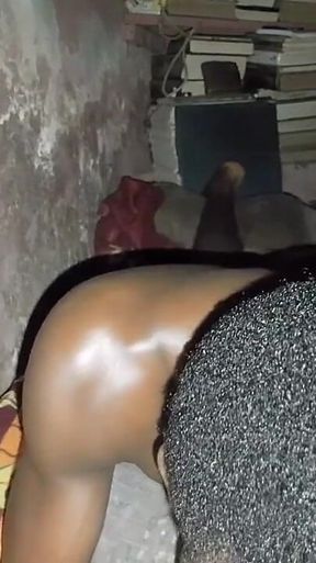 Watch How the African Black Guy Cum