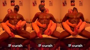 heavenlyxp feet jacks off big bbc ace hardz on flourish fetish