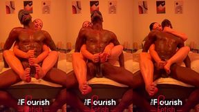 heavenlyxp feet jacks off big bbc ace hardz on flourish fetish