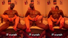 heavenlyxp feet jacks off big bbc ace hardz on flourish fetish
