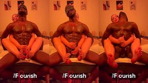 heavenlyxp feet jacks off big bbc ace hardz on flourish fetish