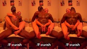 heavenlyxp feet jacks off big bbc ace hardz on flourish fetish