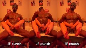 heavenlyxp feet jacks off big bbc ace hardz on flourish fetish