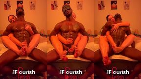 heavenlyxp feet jacks off big bbc ace hardz on flourish fetish