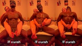 heavenlyxp feet jacks off big bbc ace hardz on flourish fetish