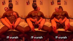 heavenlyxp feet jacks off big bbc ace hardz on flourish fetish