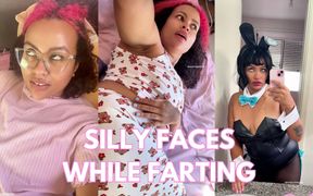 Chubby Girl Natural Fart Compilation Silly Faces Eye Rolls &amp; Laughing