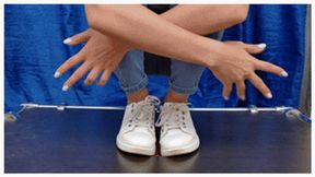 You will see only dirty soles of my sneakers (part 2 of 2), flo161x 2160p