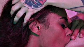 Dyke F2M fucking smoking slut