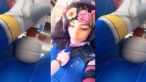 Sexy Cosplayer's Webcam Masturbation Leads to Intense Orgasm!