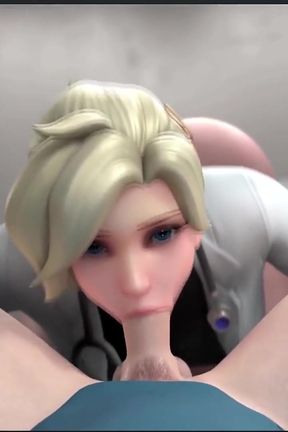 Mercy Heals Your Hard Cock, Thicc Tracer Backshots, Bald Pussy Ciri Ride