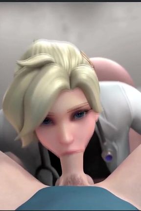 Mercy Heals Your Hard Cock, Thicc Tracer Backshots, Bald Pussy Ciri Ride