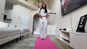 Step-Bro's Sneaky Surprise: A Hole in My Yoga Pants! Featuring Gina Wap & Brandon Crush