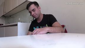 Indebted Hottie Takes One for the Books - Facial Frenzy