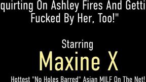 Smll tits sex with cutesy Ashley Fires and Maxine X from Maxine X