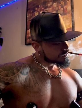 Smoke My Chest and Work My Nipples!