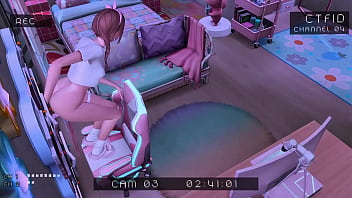Stepbro's sleazy sneak peeks sis' pervy pics, anime booty exposed