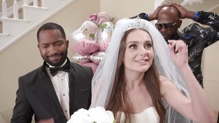 BBC bang for the beautiful bride who loves hard sex